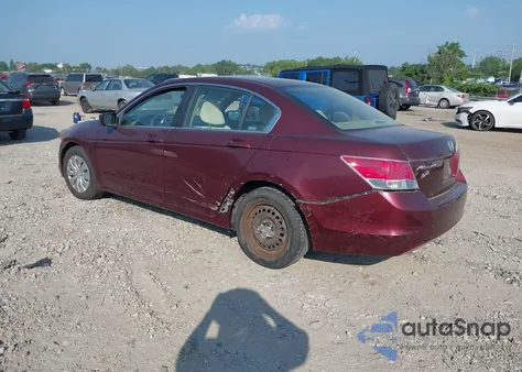 2010 Honda Accord 2.4 Lx from USA, damaged, VIN 1HGCP2F36AA095893
